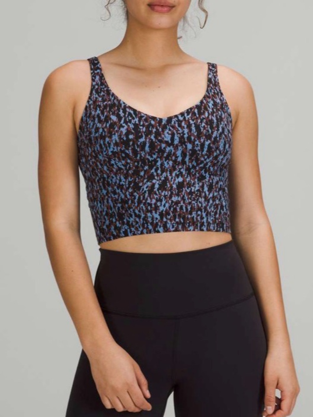 Lululemon Align Tank Top - Leopard Camo Blue Nile Multi